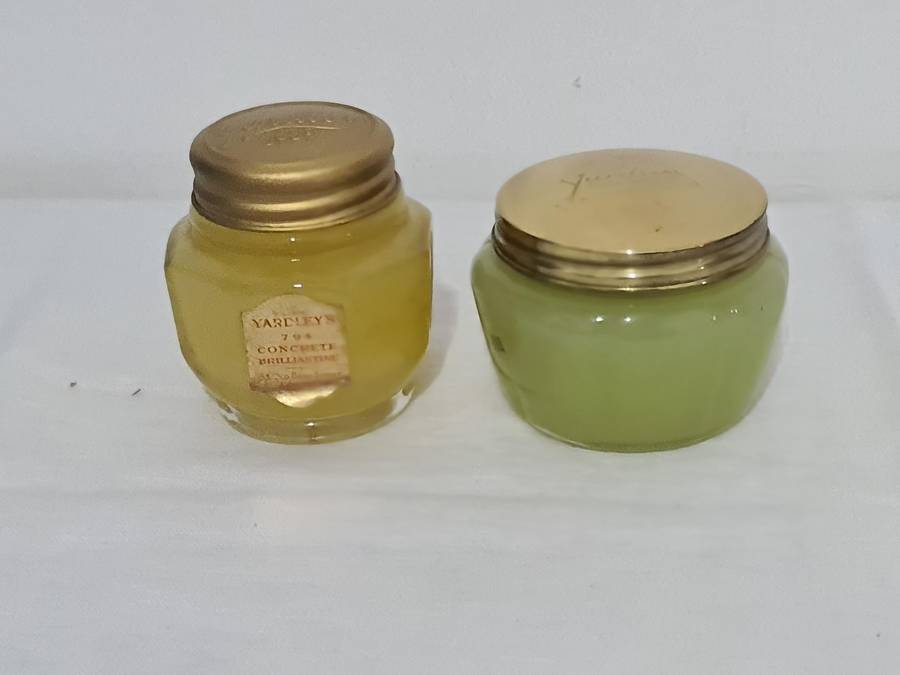 Yardley Lavender Brilliantine Jars with original box