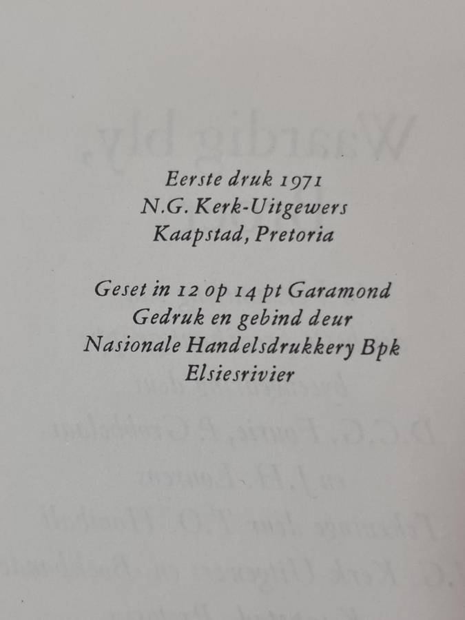 Book: Waardig bly Broer, n Versameling van die beste Presikant grappe