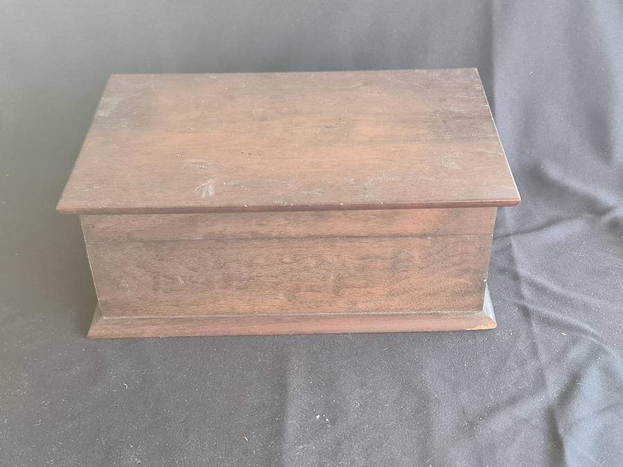 Vintage Stinkwood wooden box