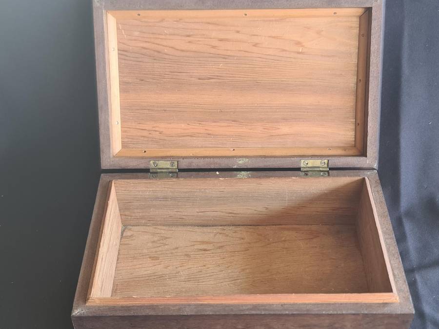 Vintage Stinkwood wooden box