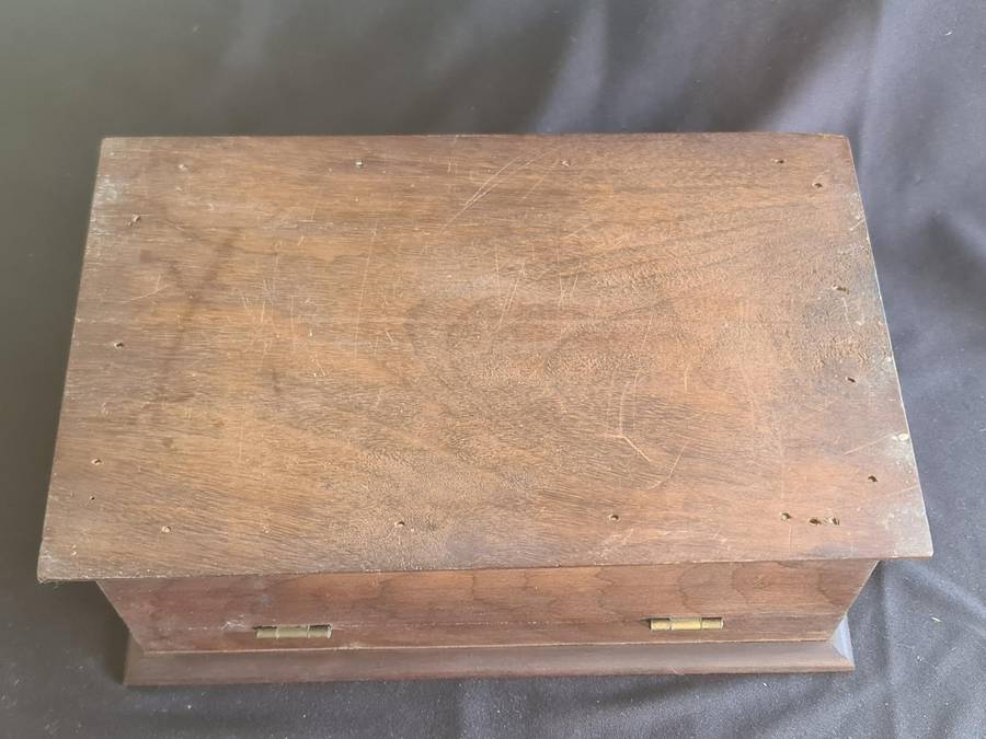 Vintage Stinkwood wooden box