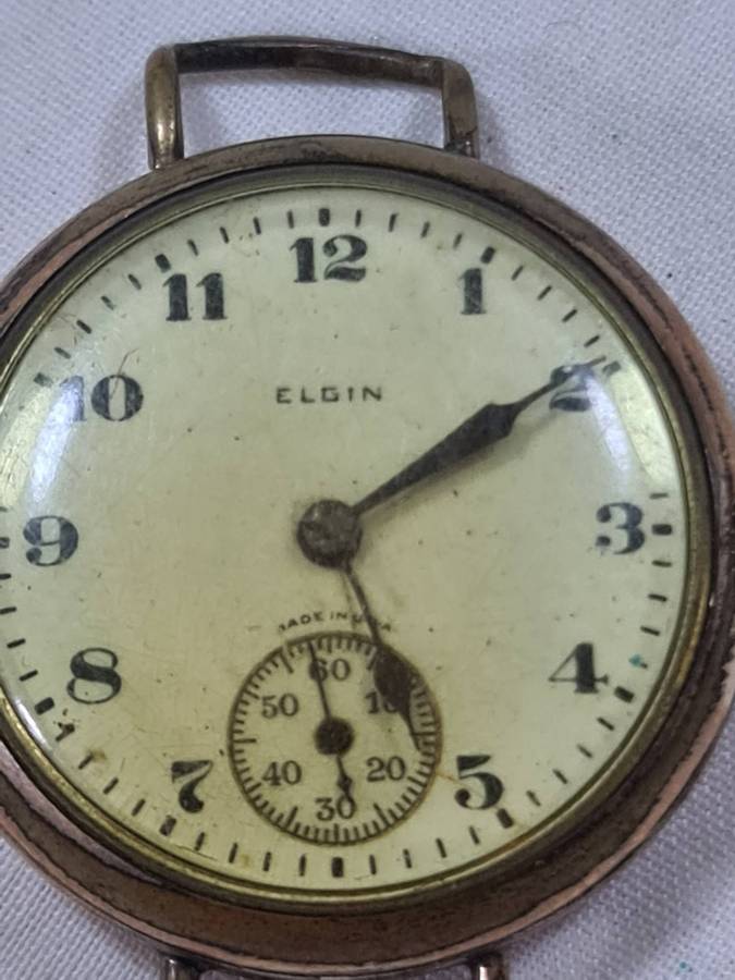 Mens Made in USA Elgin Mechanical watch