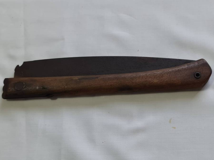 Early 20th Century Fold up lock blade saw