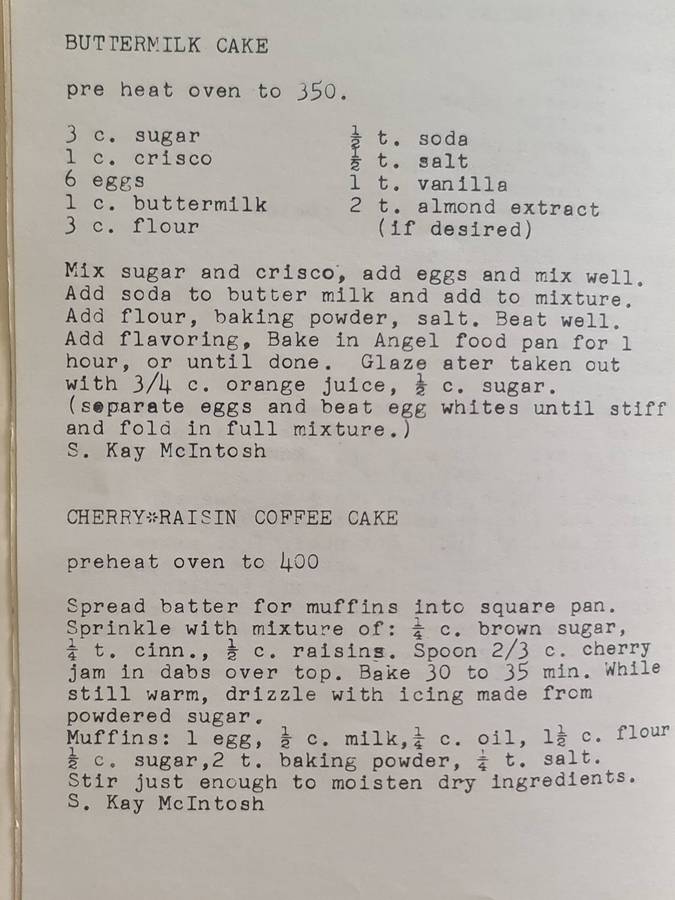Book: Chouteau School P.T.A. Cookbook 1979