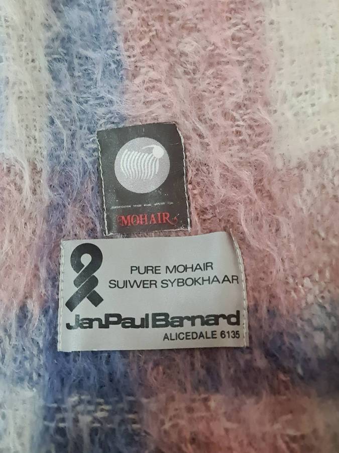 Jan Paul Barnard Mohair blanket