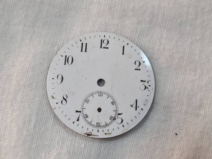 Pocket Watch dial: x5 Enamel Dials