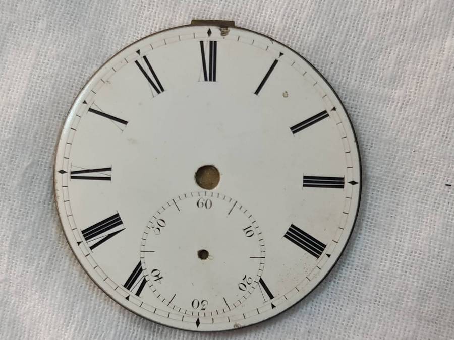 Pocket Watch dial: x5 Enamel Dials