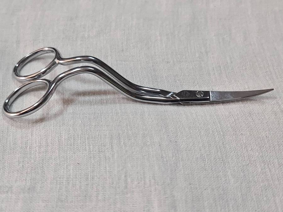 Fraliz Machine Scissors, Step Handle + Curved Blade