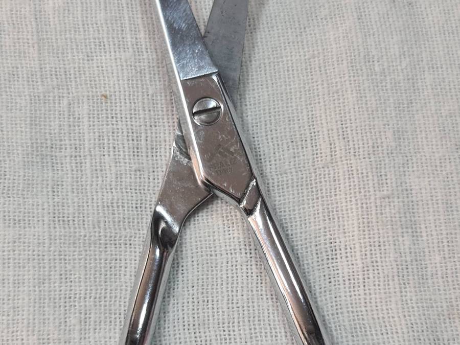 Fraliz Machine Scissors, Step Handle + Curved Blade