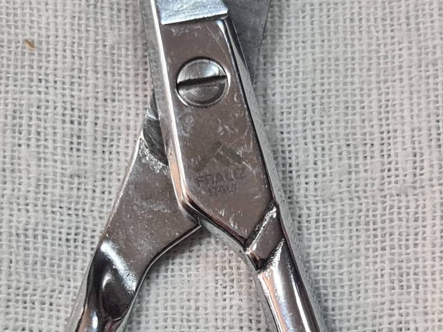 Fraliz Machine Scissors, Step Handle + Curved Blade