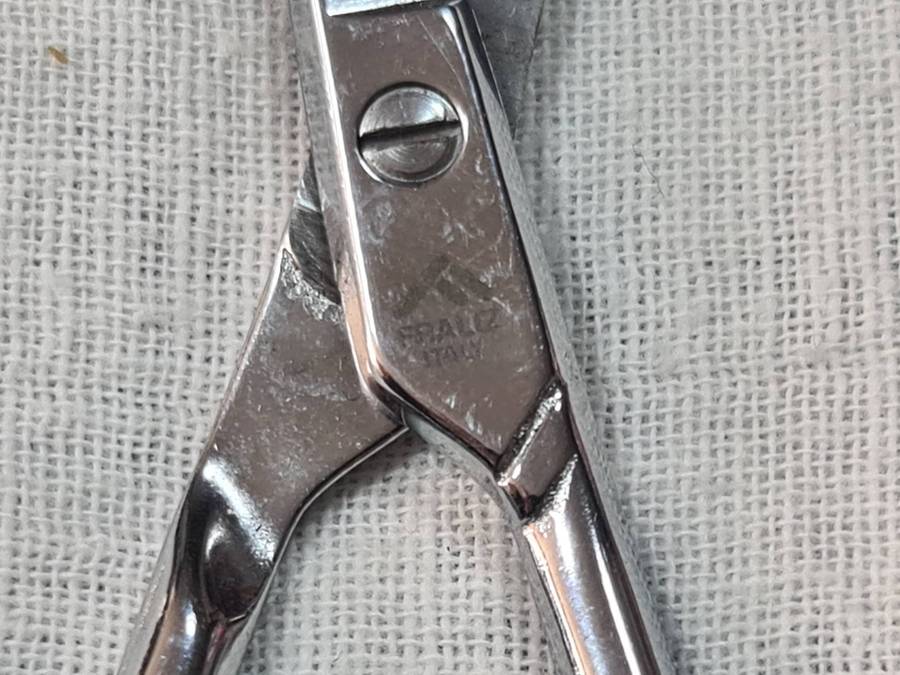 Fraliz Machine Scissors, Step Handle + Curved Blade