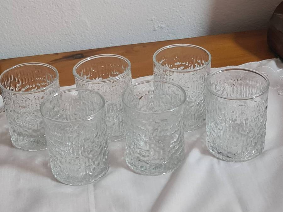 Set x6 Retro Jusice glasses by Ravenhead Siesta