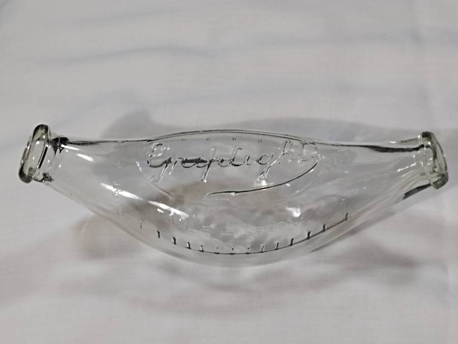 Grip tight circa 1950 baby glass bottle