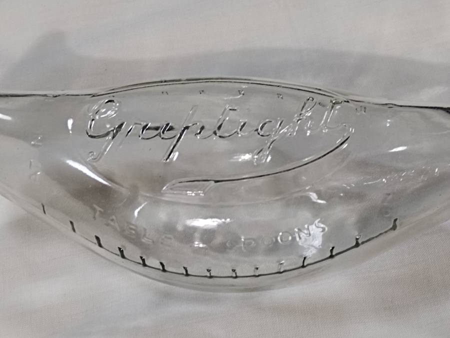 Grip tight circa 1950 baby glass bottle