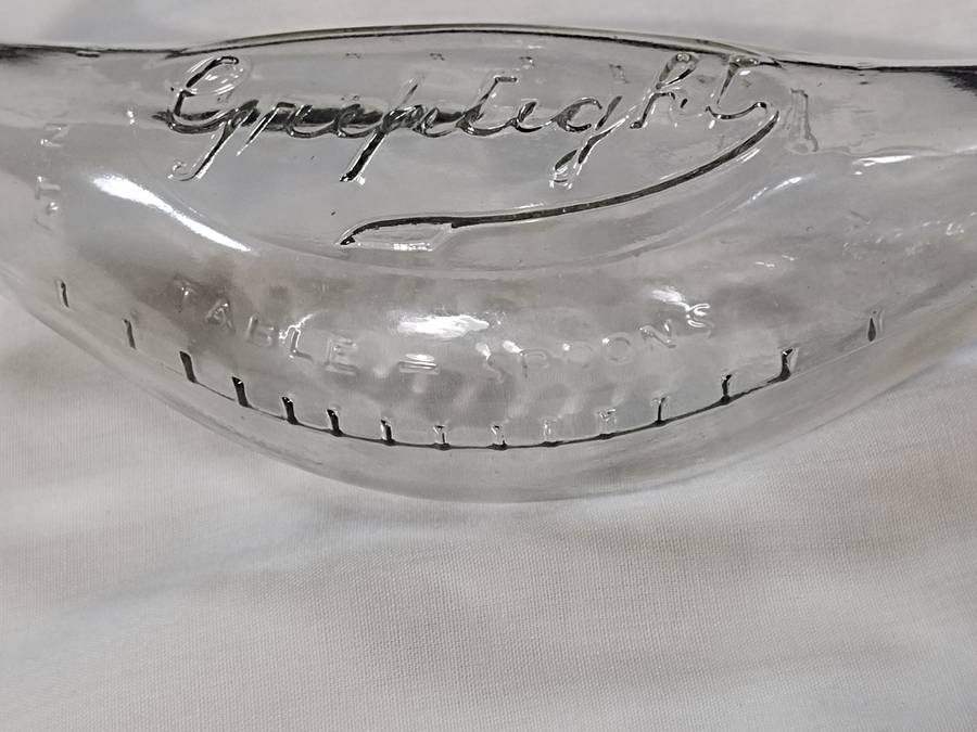 Grip tight circa 1950 baby glass bottle