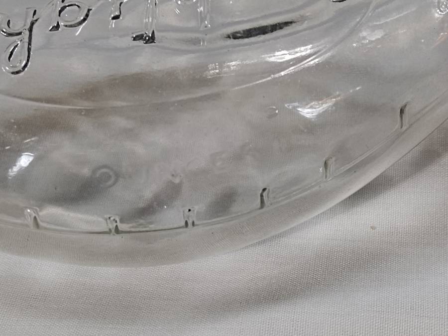Grip tight circa 1950 baby glass bottle