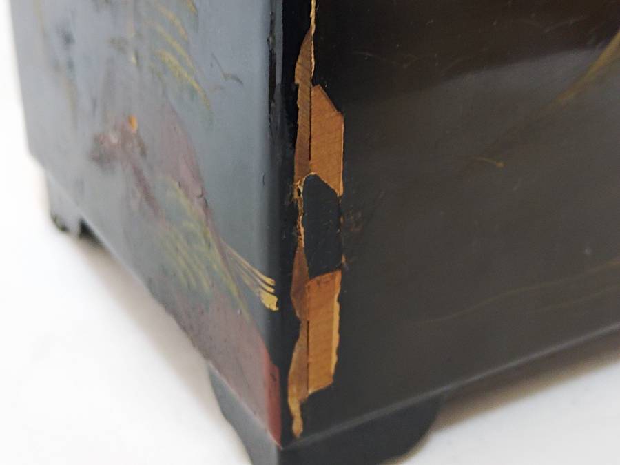 Circa 1950's Japanese musical jewelry Box