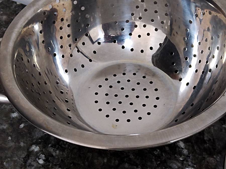 Stainless steel Colander and a steamer/ grater