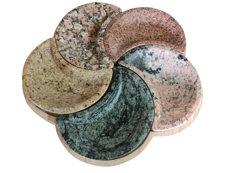 Vintage Stone snack tray