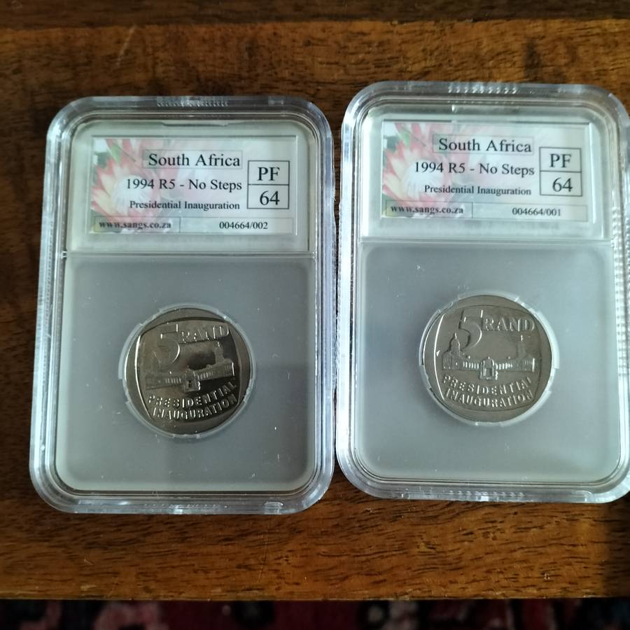 RARE ERROR COINS. 1994 "NO STEPS" VARIETY.