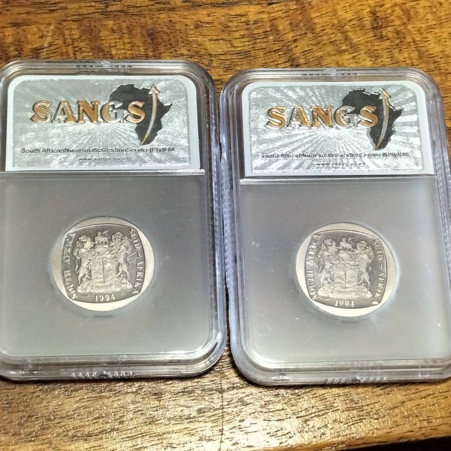 RARE ERROR COINS. 1994 "NO STEPS" VARIETY.