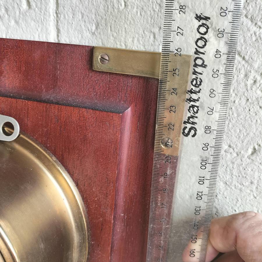 VINTAGE WEST-GERMANY "HUGER" CLOCK.