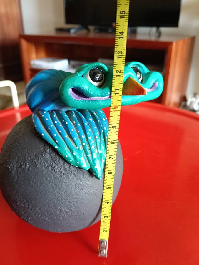 FUNNY BIRD KNYSNA CLAY ORNAMENT.