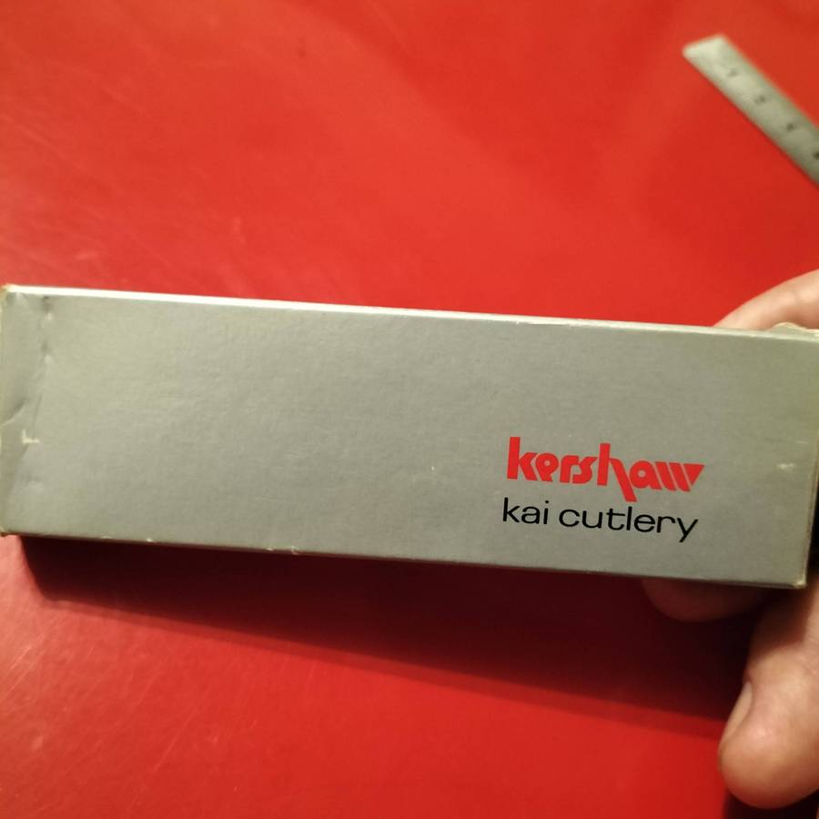 RARE, MODEL 4175, KERSHAW STAG HORN KNIFE.