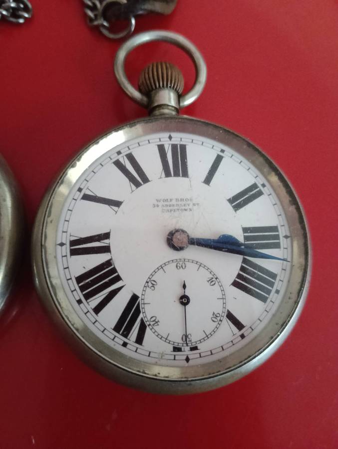 ELGIN AND WOLF BROS POCKET WATCHES.