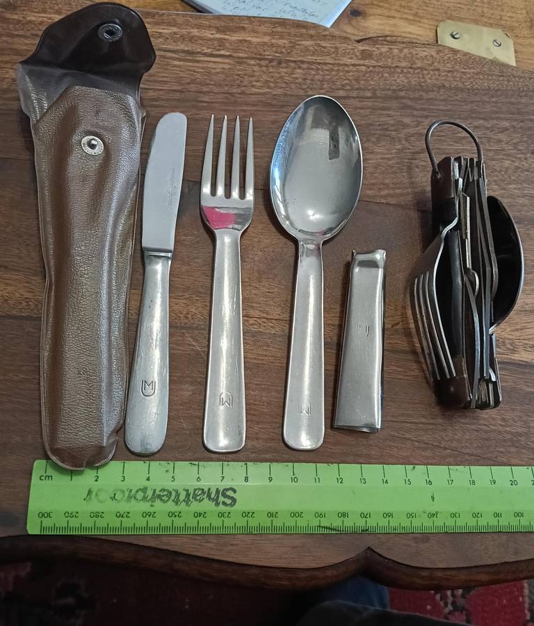 S A D F MESS KIT,,AND VINTAGE MULTI TOOL.