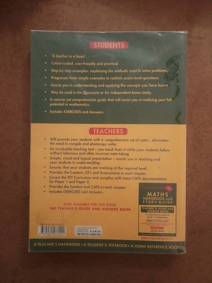 Maths Handbook and Study Guide - Grade 12