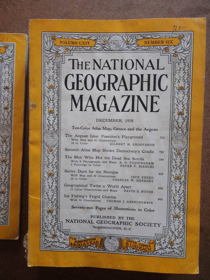 National Geographic Magazines - various years