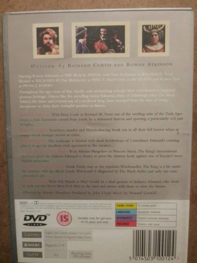 The Blackadder 1 - the Historic First Series