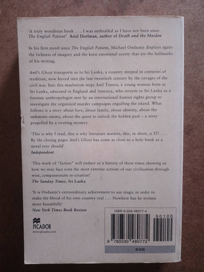 Michael Ondaatje - Anil's Ghost