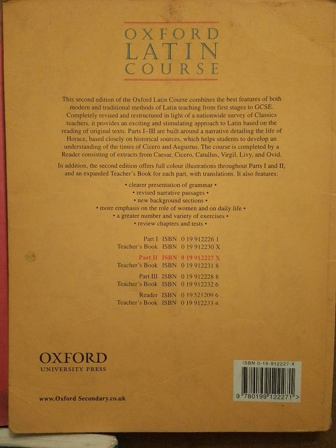 Oxford Latin Course - Part 1,2 & 3
