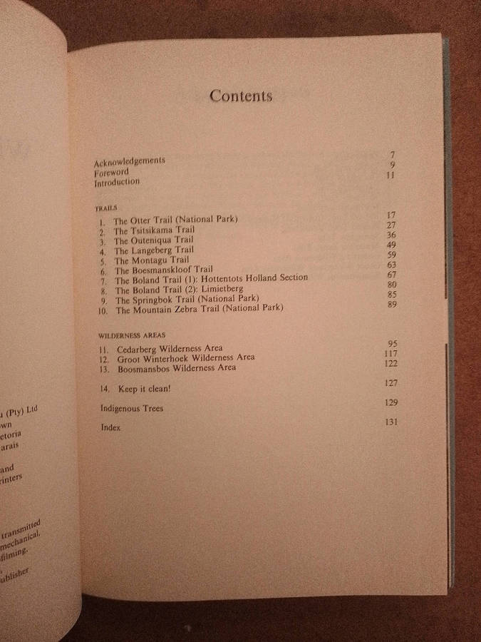 Cape Trails and Wilderness Areas