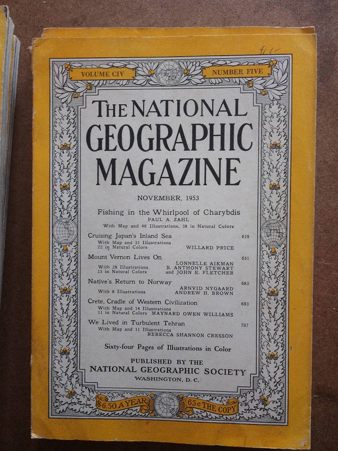National Geographic Magazines - various years