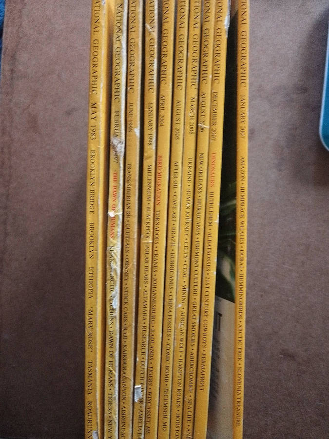 National Geographic Magazines - various years