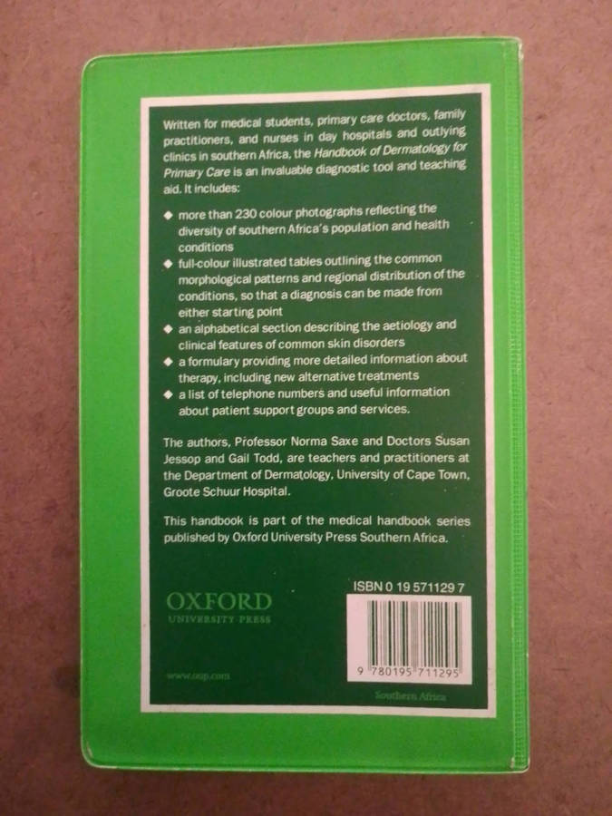 Handbook of Dermatology for Primary Care