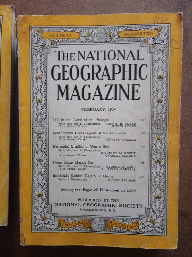 National Geographic Magazines - various years