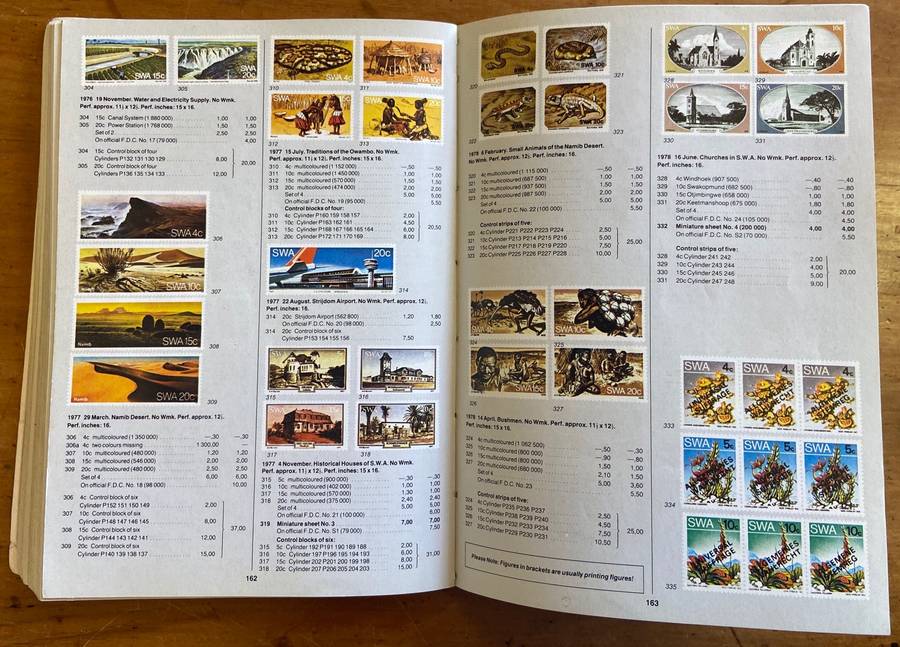 THE SOUTH AFRICAN STAMP COLOUR CATALOGUE 1990 15th EDITION SACC