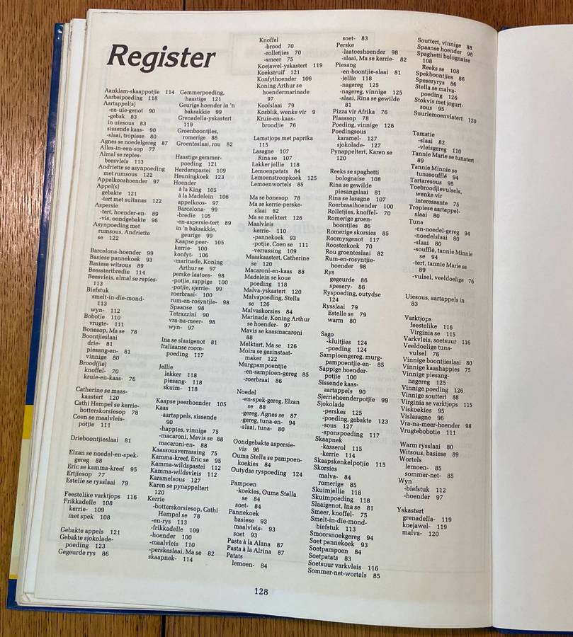 GESINSKOS - Christelle Erasmus en Eric Barnard - 'n Jaarplan-spaarplan - 1st Uitgawe 1993 - RESEPTE.