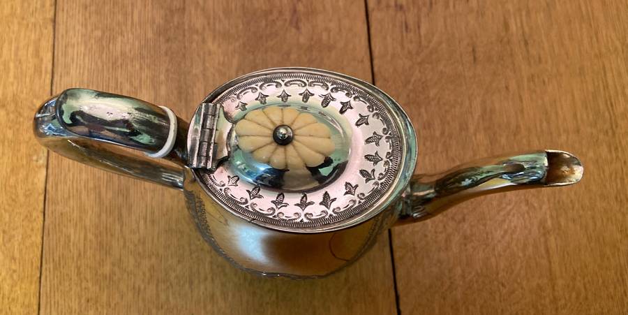 Britannia Metal Teapot Hot Water/Coffee Pot Large Sheffield, England