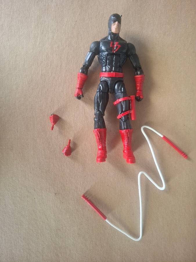 Marvel Legends Daredevil (Black Uniform Edition) Loose Action Figure With Accessories