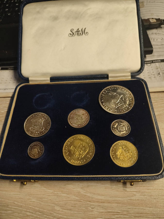 1962 SA Proof coin Set (No Gold)