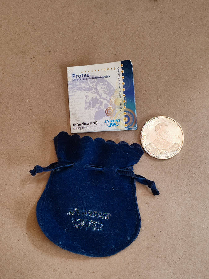 2013 SILVER R1 MANDELA Life of a legend Uncirculated