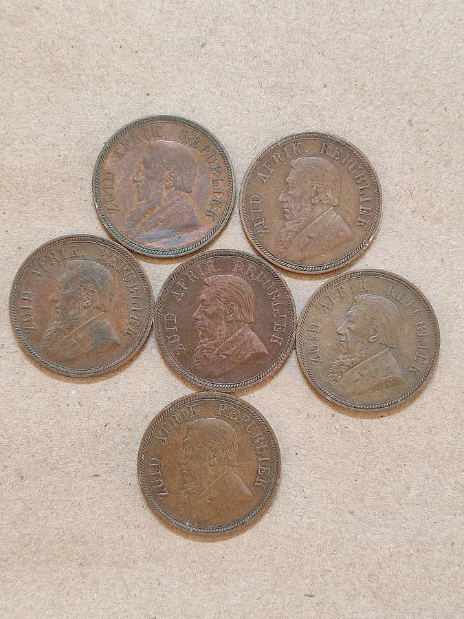 ZAR Mixed dates 1 PENNY COIN LOT