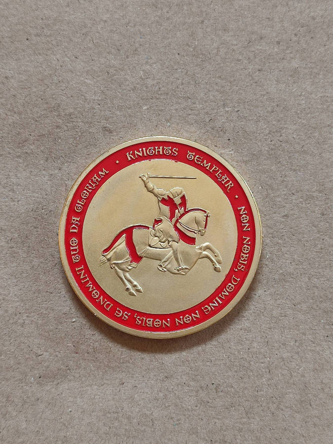 MASONIC KNIGHT Templar MEDALION