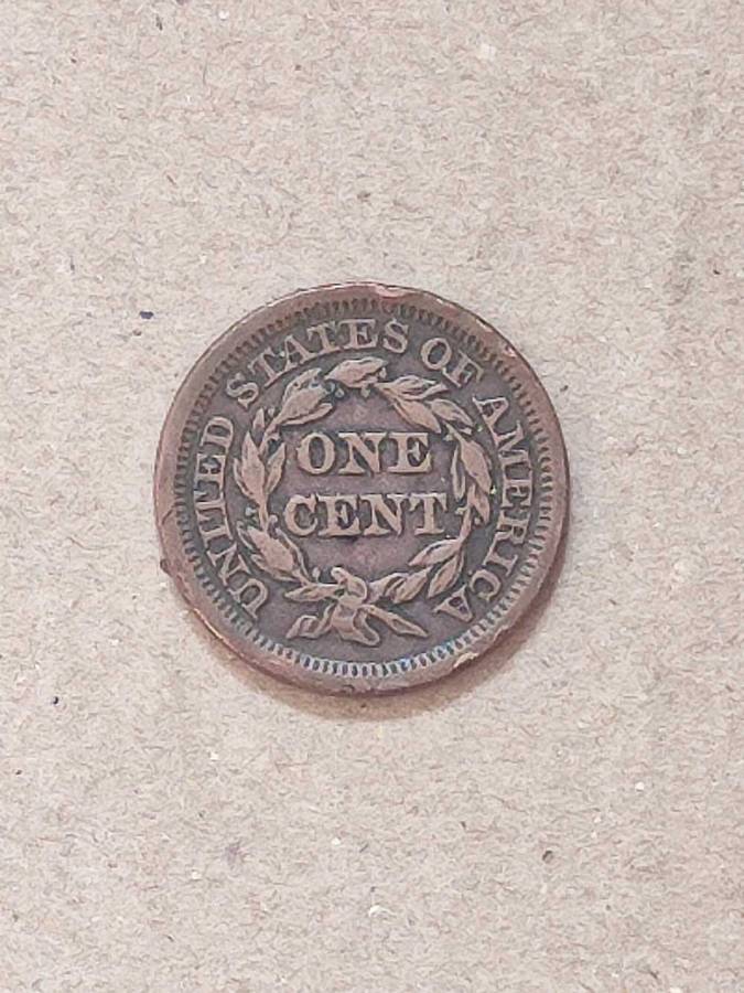 1847 USA ONE CENT