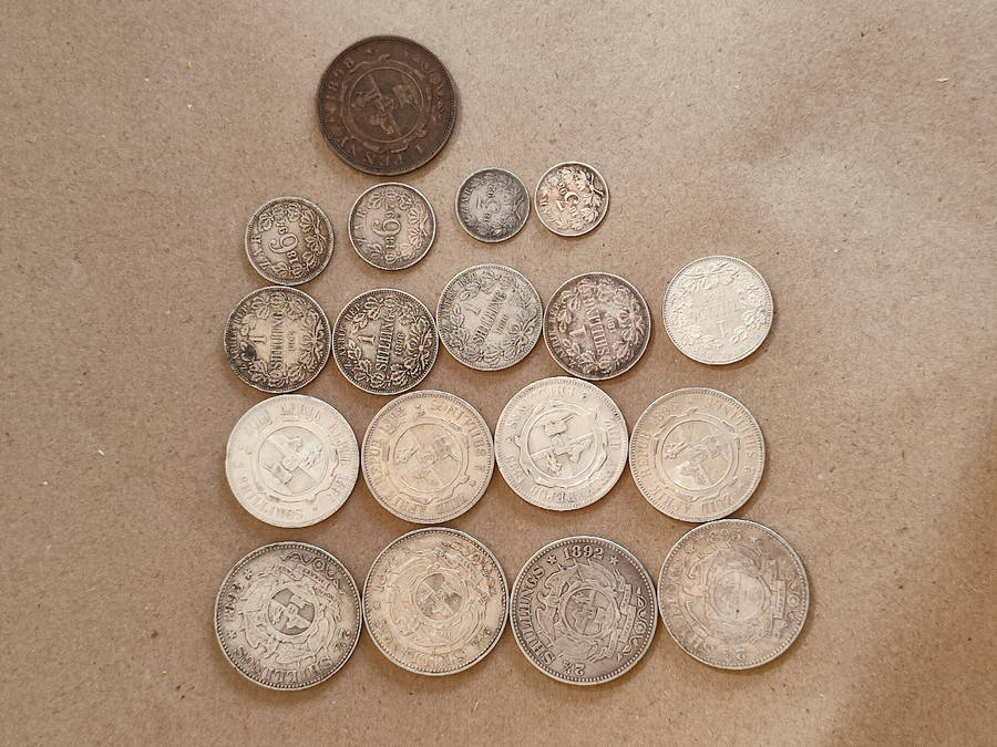 ZAR Mixed  Coin Lot. Silver weight 136.5gr.
